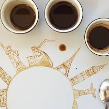 Learn The Basic Coffee Painting Techniques For Beginners Ideas And Projects Homesthetics Inspiring Ideas For Your Coffee Painting Coffee Art Coffee Love