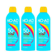 No Ad Kids Sunscreen Spray Spf 50 10 Oz Pack Of 3 Buy Online In Martinique At Martinique Desertcart Com Productid 11147787