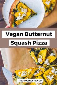 Vegan Butternut Squash Pizza The Fox She Healthy Lifestyle Blog In 2020 Squash Pizza Butternut Squash Pizza Vegan Recipes Easy Healthy