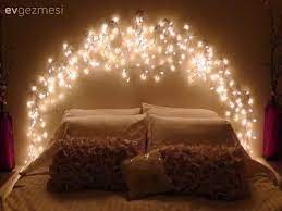 led peri isiklari ile harika aydinlatma fikirleri ev gezmesi bedroom decor lights pretty bedroom decor pretty bedroom