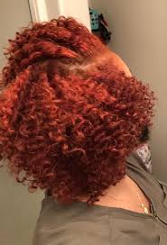 Intensive Copper Red Hair Color On Natural Hair Natural Hair Styles Red Hair Color Natural Hair Color
