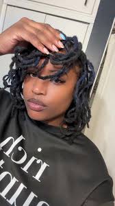 Reverse Ombre Locs Black Girl Brown to Black