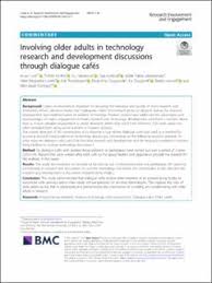 ODA Open Digital Archive: Involving older adults in technology research and  development discussions through dialogue cafés