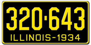 If the license plates have the option to be vanity or personalized, that option will be noted on the individual license plate page and can be selected and purchased. 1934 Illinois State License Plate Embossed With Your Custom Number Custom Personalized Vanity Auto Plates Licenseplates Tv