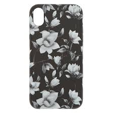 Come visit your nearby claire's location at 6650 s. Black White Floral Phone Case Fits Iphone Xr Claire S Us
