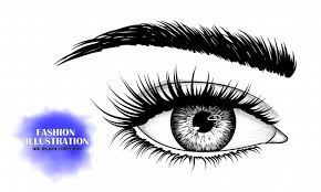 Classic pictures from life magazine's archives. Noir Et Blanc Image Dessinee A La Main De L Oeil Vecteur Premium