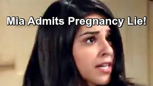 The Young and the Restless Spoilers: Mia Admits Pregnancy Lie