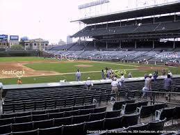 Chicago Cubs At Wrigley Field Field Box Infield 112 View