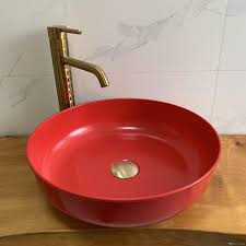 Even if you know you want an antique vanity with sink, there are still finish, size and storage variables to consider. 2021 Cangler Basin Northern Europe Brass Round Vanity Sink Festival Chinese Red Bathroom Wash Basin Countertop Sink Round Bar Sink Art Basin From Sellergc 410 06 Dhgate Com