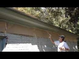 How to paint soffits and fascia boards. Painting House Fascia Soffit Boards Youtube