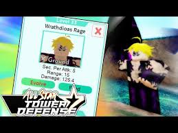 Jan 17, 2021 · δ delta species (japanese: Lvl 80 Meliodas 5 Star Is A Demon On All Star Tower Defense Roblox