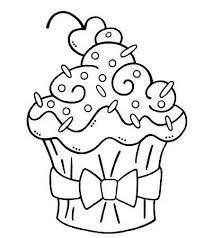 Collection of cupcake coloring pages. Pin On Kiddos