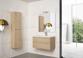 Une grande variété de baignoires, de toutes les formes et styles, vous permet de. Ensemble De Salle De Bain Lerma Meuble Suspendu Bois Clair 80 Cm Confort Et Loisirs