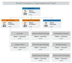 Consider legal and tax issues when selecting a business structure. Small Company Organizational Chart Mydraw
