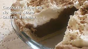 Featuring homemade pie crust, creamy filling, and cinnamon sugar topping. Cooking From Scratch Chocolate Cream Pie Sugar Free Diabetic Friendly Youtube