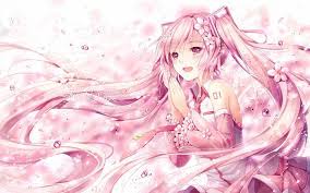 Sakura Miku Hatsune Miku Anime Vocaloid
