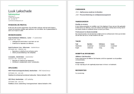 Gratis Cv Voorbeeld Automonteur Word 2022