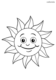 Keep your kids busy doing something fun and creative by printing out free coloring pages. Sun Coloring Pages Free Printable Sun Coloring Sheets