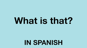 Spanish has two common ways of saying more than and two corresponding ways of saying less than, but they don'. How To Say What Is That In Spanish Youtube