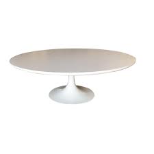 Round 42 Tulip Coffee Table By Eero Saarinen For Knoll Chairish Tulip Coffee Table Coffee Table Metal Table Base