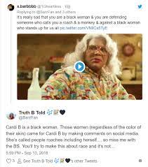 Kredit umožní i stahování neomezenou rychlostí. Cardi B Allegedly Calling Dark Blacks Roaches Monkeys Splits Twitter Rolling Out