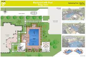 Site Plan Landscape Backyard Google Search Backyard Design Plans Backyard Plan Small Pool Design