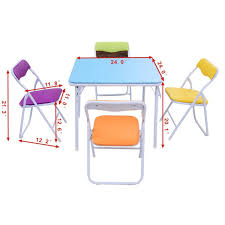 Check spelling or type a new query. Fdinspiration 5pcs Functional Multi Color Kids Folding Table Chair Set Outdoor Furniture Toys Games Swl13562 Nl