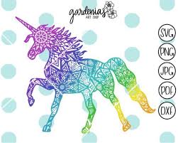 Download Downloadable Unicorn Mandala Svg Free
