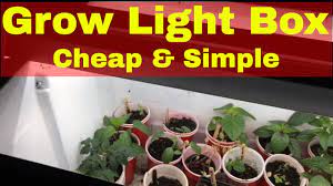 How to make grow lights cheap. Diy Grow Light Setup For Indoor Gardening Cheap And Simple Youtube
