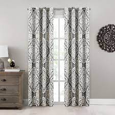 Design Solutions Caleb Grommet Light Filtering Window Curtain Panel Single Bed Bath Beyond In 2021 Panel Curtains Design Solutions Grey Walls Living Room