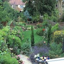 Suburban Garden Haven Garden Furniture Landscape Design Decorating Ideas Ideal Home Narrow Garden Garden Design Plans Small Garden Design