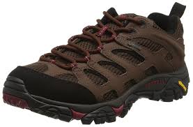 Vibram Merrell Mens Moab Gore Tex Low Rise Hiking Shoes