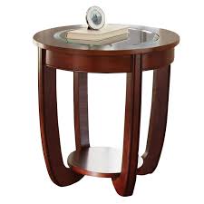 Steve Silver Company London End Table 24 X 30 X 25 Modern Glass Coffee Table End Tables Cherry End Tables