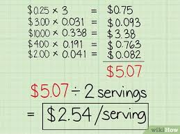 How to use the tool. How To Cost A Recipe 11 Steps With Pictures Wikihow
