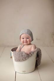 Tfj Designs Farm Pail Creamy White Distressed Bucket Newborn Sitter Two Sizes Baby Photoshoot Boy Baby Photoshoot Baby Pictures