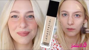 كريم اساس انستازيا بكل إصداراته مع درجات لون وسعر كل إصدار foundation for oily skin fake freckles makeup freckles makeup
