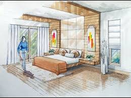 2 Point Interior Design Perspective Drawing Manual Rendering How To Tutorial Lessons 3 W Interior Design Renderings Interior Rendering Interior Design Drawings
