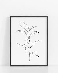 Botanical Drawings Botanical Art Print Set Minimal Botanical Art Set Leaf Line Drawings Three A Botanical Art Prints Etsy Art Prints Botanical Line Drawing