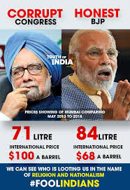 A post comparing the performance of narendra modi and manmohan singh tenure as pm on different parameters like gdp, petrol & diesel prices, hunger index rankings etc. Saket Jhunjhunwala On Twitter The Taxes Goes To Government Of India The Scam Money Goes To Switzerland