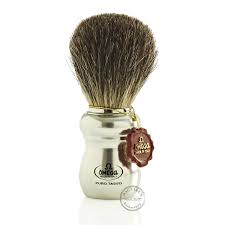 Tweezerman men's shaving brush 100 badger hair. Omega 6653 Pure Badger Hair Shaving Brush Maguire S Barbershop