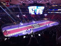 madison square garden section 208 home of new york rangers