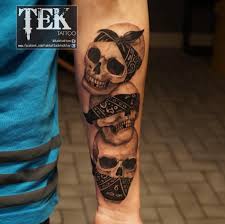 The hear no evil, see no evil, and speak no evil tattoos are often referred to as wise monkeys or the mystic apes. Skull Tattoos By Wojtek Taczala Skullspiration Skull Tattoos Evil Skull Tattoo Evil Tattoo