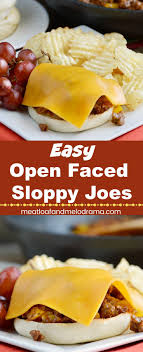 Open Faced Sloppy Joes A Fast Easy Dinner Made With Ground Beef And Bell Peppers In A Tangy Barbecue Sauce Serve O Fast Easy Dinner Recipes Fun Easy Recipes
