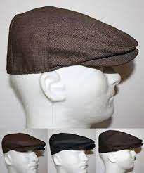 Men Herringbone Pattern Ivy Cap Gatsby Newsboy Golf Flat Driver Hat Brown Gray Ebay Mens Hats Fashion Ivy Cap Hats For Men