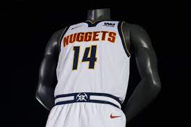 We've gone over the nuggets new white association jersey, but now lets get to the icon jersey. New Uniforms For The Nuggets Uniswag