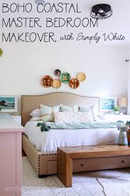 Affordable boho coastal dorm room decor from walmart, in a curated easy to shop moodboard. Boho Coastal Master Bedroom Reveal The Happy Housie