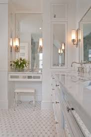 Modern Bathroom Mirrors Bathroom Traditional With Wall Sconces Marble Countertops Bathroom Interior Design Traditional Bathroom Designs Elegant Bathroom