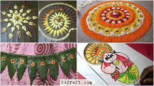 India being culturally fluent, celebrates onam festival at home in grandeur, irrespective of north or south. Onam Crafts Home Decor Ideas K4 Craft