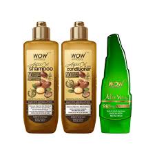 Argan oil, sometimes known as moroccan oil, is a product of the moroccan argan tree. Moroccan Argan Oil Shampoo Conditioner Aloe Vera Gel Net Vol 2 Wow Skin Science