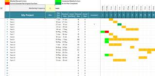 provide gantt chart templates on ms excel